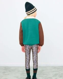 Color Block Polo Sleeve Tee In Green -LITTLE Baby Gear little tiny cottons color block polo sleeve tee in green 1182119278