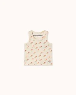 Ducks Tank Top In Off-white