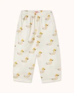 Ducks Woven Pant In Off-white