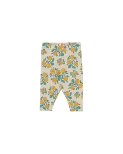 Flowers Baby Pant In Dark Vanilla