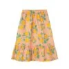 Flowers Long Skirt In Papaya -LITTLE Baby Gear little tiny cottons flowers long skirt in papaya 1155573144