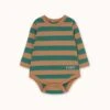 Stripes Knit Bodysuit -LITTLE Baby Gear little tiny cottons stripes knit bodysuit 1182119297