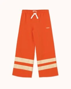Stripes Logo Pant In Summer Red