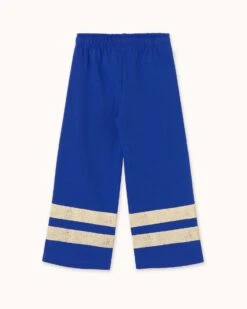Stripes Logo Pant In Ultramarine -LITTLE Baby Gear little tiny cottons stripes logo pant in ultramarine 51133257679140