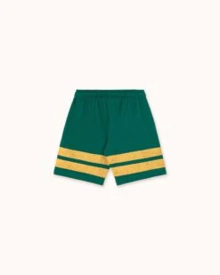 Stripes Logo Short In Dark Emerald -LITTLE Baby Gear little tiny cottons stripes logo short in dark emerald 1155573163