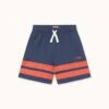 Stripes Logo Short In Light Navy -LITTLE Baby Gear little tiny cottons stripes logo short in light navy 1155573166