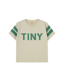 Stripes Logo Tee In Dark Vanilla