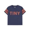 Stripes Logo Tee In Light Navy