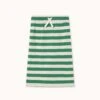 Stripes Long Skirt In Dark Emerald/light Cream -LITTLE Baby Gear little tiny cottons stripes long skirt in dark emerald light cream 1155573186