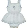 Andrea Romper In Light Blue & Blue Heaven -LITTLE Baby Gear little tun tun andrea romper in light blue blue heaven 1155572703