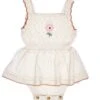 Andrea Romper In Natural & Toasted Nut