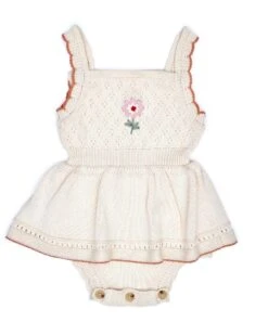 Andrea Romper In Natural & Toasted Nut