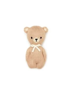 Bear Rattle In Beige + Natural