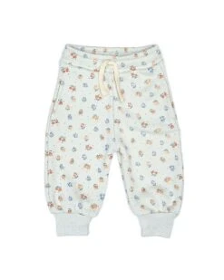 Bobby Pant In Light Blue Flowers