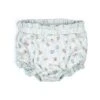 Pointelle Bloomer In Light Blue Flowers -LITTLE Baby Gear little tun tun pointelle bloomer in light blue flowers 1155572696