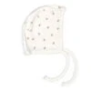 Pointelle Bonnet In Natural Little Oranges -LITTLE Baby Gear little tun tun pointelle bonnet in natural little oranges 1155572714