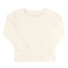 Pointelle Top In White Swan -LITTLE Baby Gear little tun tun pointelle top in white swan 49754712604964