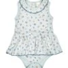 Rafa Romper In Light Blue Flowers -LITTLE Baby Gear little tun tun rafa romper in light blue flowers 1155572680