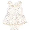 Rafa Romper In Natural Flowers