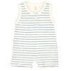 Sleeveless Romper In Blue Heaven Stripes -LITTLE Baby Gear little tun tun sleeveless romper in blue heaven stripes 1155572614