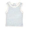 Sleeveless Top In Blue Heaven Stripes