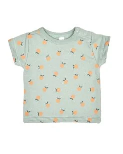 Terry Top In Jade Oranges