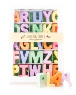 Alphabet Sidewalk Chalk