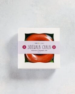 Frosted Donut Chalk In Red