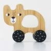 Bear Wooden Push Toy -LITTLE Baby Gear little wee gallery bear wooden push toy 42237109371172