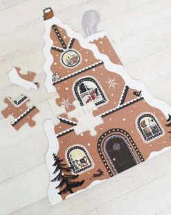 Gingerbread House Floor Puzzle -LITTLE Baby Gear little wee gallery gingerbread house floor puzzle 42237139026212