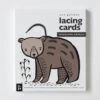 Woodlands Animals Lacing Cards